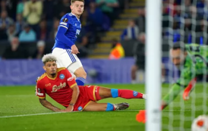 Napoli Come From 2-0 Down To Draw At Leicester City