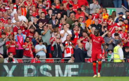 Mané Scores 100th Liverpool Goal As Red Brush Aside Eagles