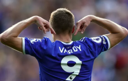 After Scoring An Own Goal Vardy Scores A Brace To Draw With Burnley