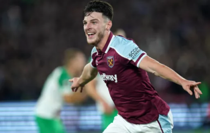 Declan Rice Keeps The Goals Flowing As West Ham Defeat Rapid Vienna