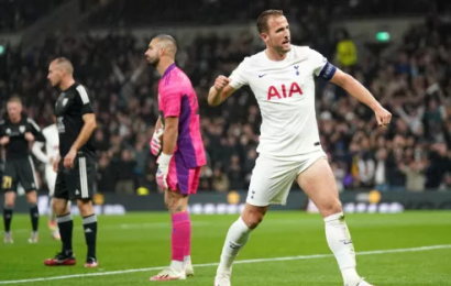 Kane Scores Hat-Trick As Spurs Demolish Mura In Europa Conference