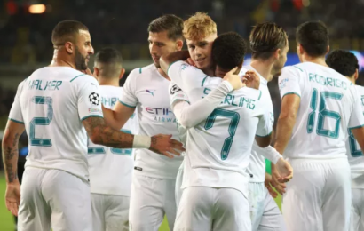 Super-Sub Palmer Scores As Five-Star City Dominate Club Brugge