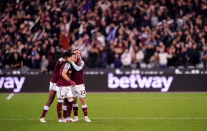 West Ham Knock Manchester City Out Of The Carabao Cup