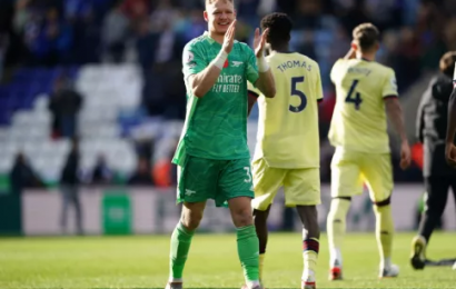 Ramsdale Stars As Gunners Maintain Unbeaten Streak Against Leicester