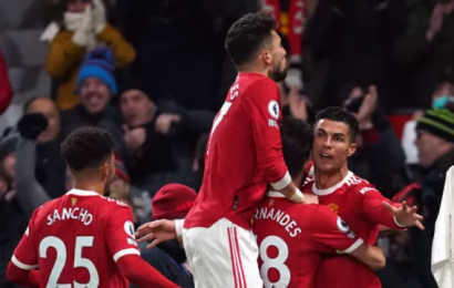Ronaldo Scores A Brace As Manchester United Defeat Arsenal