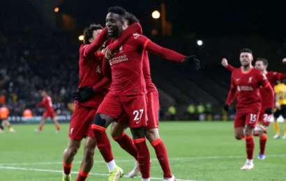 Origi’s Injury Time Strike Against Wolves Sends Liverpool Into Top Spot