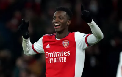 Nketiah Scores Hat-Trick As Arsenal Head To Carabao Cup Semi-Finals