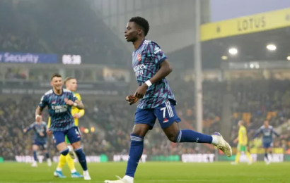 Arsenal Put In Five-Goal Performance At Carrow Road