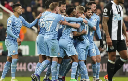 Manchester City To Top The Table At Christmas After Win In Newcastle