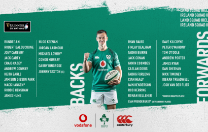 Farrell Names 37 Player Squad For 2022 Guinness Six Nations