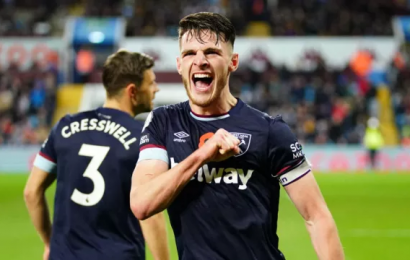 Declan Rice Is One Of Europe’s Best Midfielders Says David Moyes