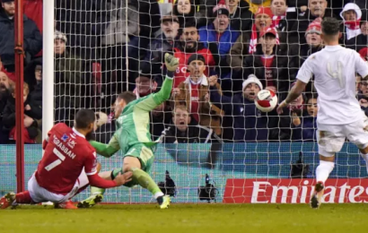 Grabban’s Late Strike For Forest Knocks Arsenal Out Of FA Cup