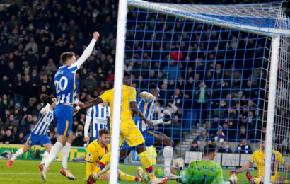 Brighton Come From Behind To Salvage Draw With Palace