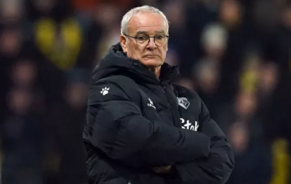Watford Sack Manager Claudio Ranieri After Just Four Months In Charge