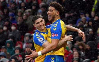 Saints Hold Manchester United To A Draw At Old Trafford