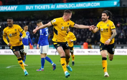 Wolves Keep Top-Four Hopes Alive With Win Over Leicester