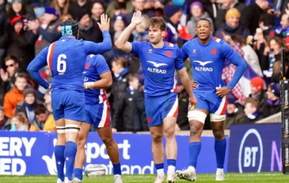 Favorites France Run Rampant Against Scotland At Murrayfield