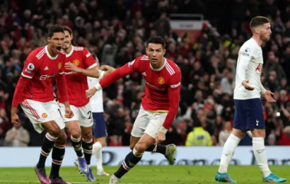 Ronaldo Scores Hat-Trick As Manchester United Beat Spurs