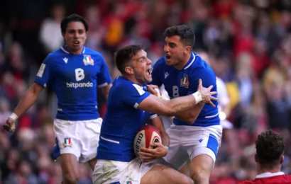 Italy Claim Shock Victory Over Wales At The Principality Stadium
