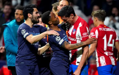 Manchester City Survive Bruising Encounter With Atletico To Advance To Semis