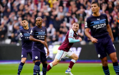 Manchester City Drop Points In Race For The Title At West Ham