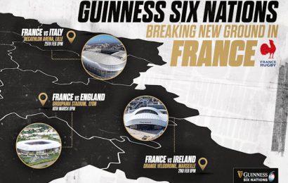 France Confirms Three New Venues For Its 2024 Guinness Six Nations Fixtures France Confirms Three New Venues For Its 2024 Guinness Six Nations Fixtures