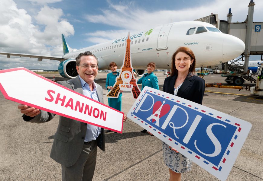 United Airlines And Shannon Airport Celebrate 25 Years, Aer Lingus Announces New Shannon-Paris Service