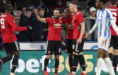 Lukaku Brace Moves United on to FA Cup Quarterfinals