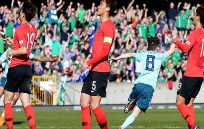 Smyth Late Winner Sees Northern Ireland Defeat South Korea