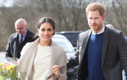 Harry and Meghan Meet Teens in Lisburn
