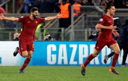 Three Roma Goals Eliminate Barcalona in Italy