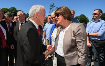 Foster Becomes First DUP Leader to Attend Ulster Football Final