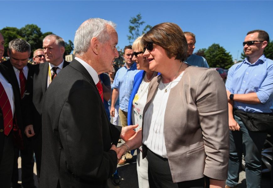 Foster Becomes First DUP Leader to Attend Ulster Football Final