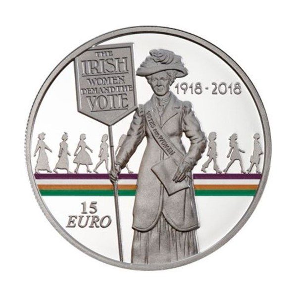 Ireland Issues Coin to Mark 100 Years of Women’s Voting Rights