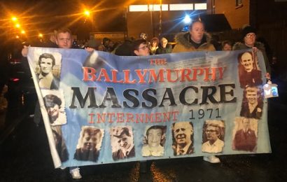 Families of Ballymurphy Massacre Victims Hold Candlelight Vigil