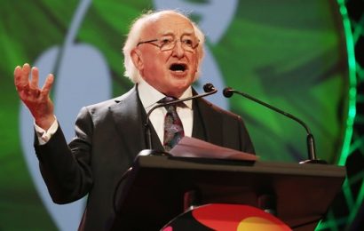 President Higgins Delivers Keynote Speech at BT Young Scientists Exhibition