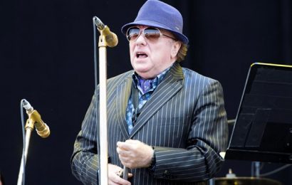Van Morrison Sings at Adamson Funeral