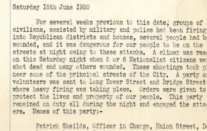 Newly Restored Letters from War of Independence Detail Battle in Derry