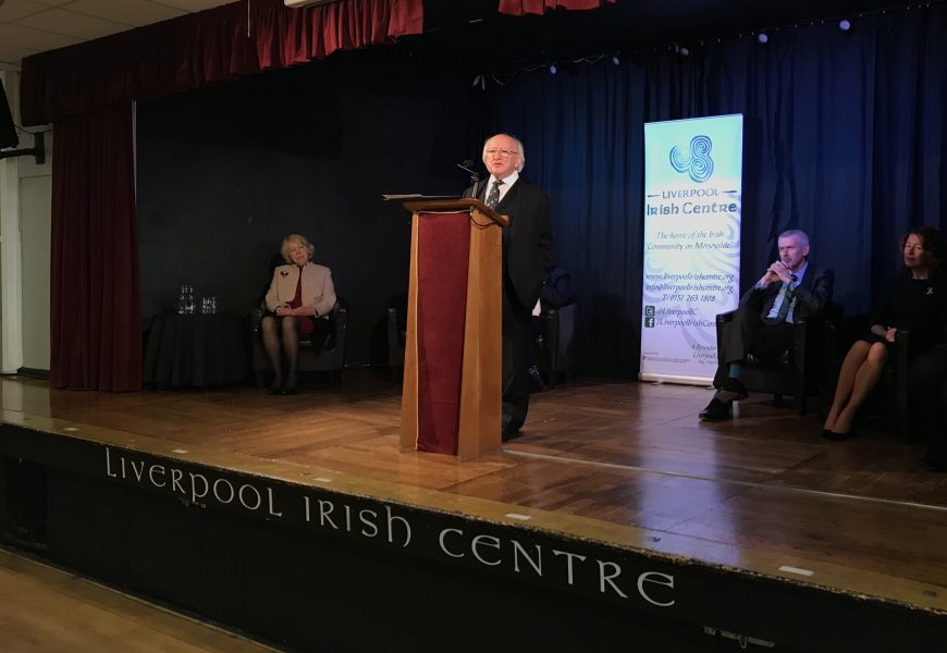 President Higgins Hails Liverpool’s ‘Extraordinary’ Irish Connection President Higgins Hails Liverpool’s ‘Extraordinary’ Irish Connection