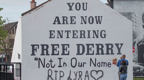 Free Derry Corner Repainted After Lyra McKee Murder