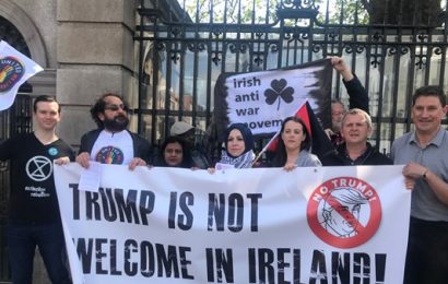 Protesters Preparing for President Trump’s Visit to Ireland