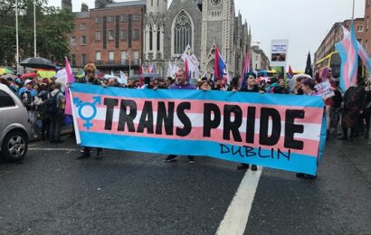 Hundreds March in Dublin to Support Trans Pride