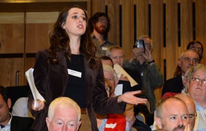 Climate Activists Protest During Environment Minister’s Speech
