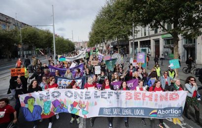 Hundreds Attend Pro-Choice Rally in Dublin