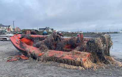 US Coast Guard Boat Washes Up on Clare Coast