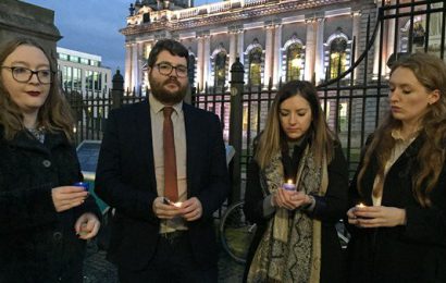 Belfast Vigil Held For Those Who Died in Container Tragedy