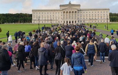Rally Held in Belfast Against Liberalization of Abortion Laws