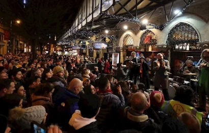 Irish Stars Busk on Grafton Street to Raise Money for Charity