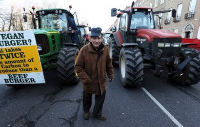 Dublin City Center Brought to Standstill as Farmers Renew Protests