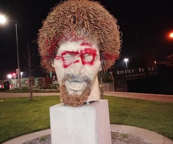 Luke Kelly Statue May Be Moved After Being Defaced for Fourth Time in Past Year